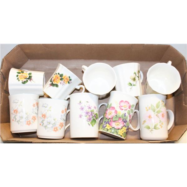 10 BONE CHINA CUPS
