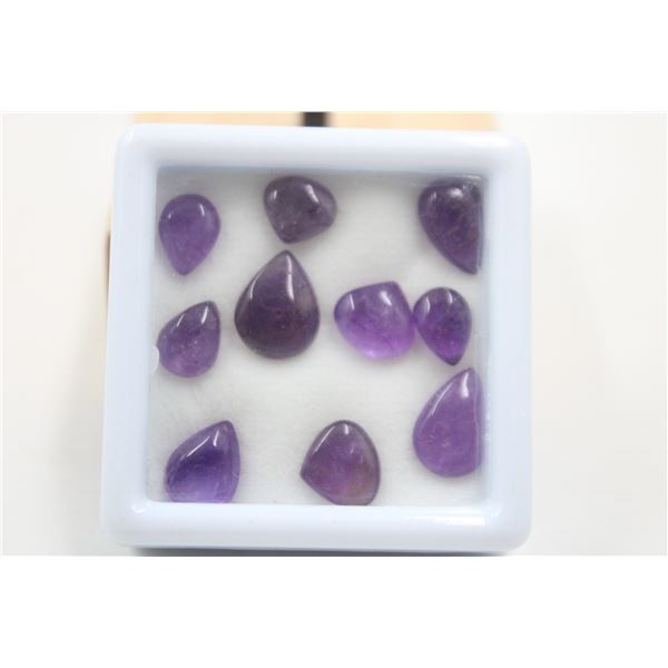 #80-NATURAL AMETHYST GEMSTONES 20.15 CT