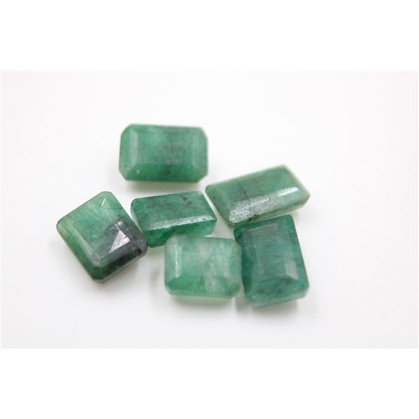 #12-NATURAL GREEN EMERALD GEMSTONES 43.70CT