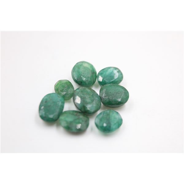 #15-NATURAL GREEN EMERALD GEMSTONES 45.20CT