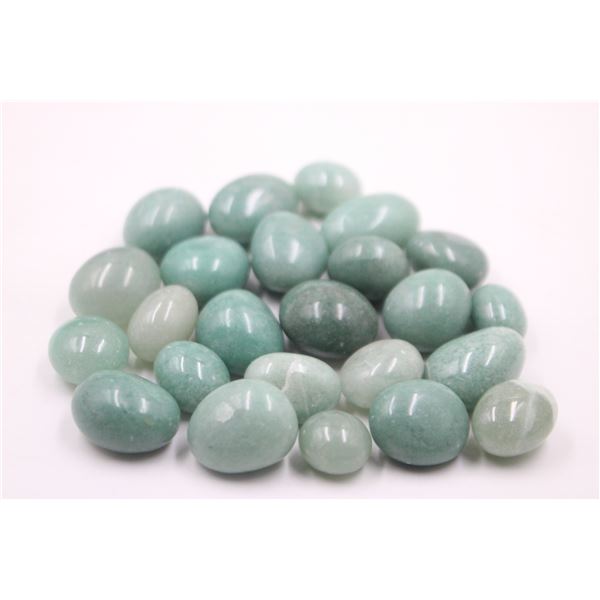 #167-NATURAL GREEN AVENTURINE TUMBLE 790CT