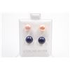 Image 1 : #152-NATURAL AKOYA PEARL STUD EARRINGS