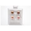 Image 1 : #132-NATURAL AKOYA PEARL STUD EARRINGS