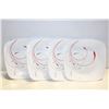 Image 1 : QTY 4 CORELLE DISHES 9"