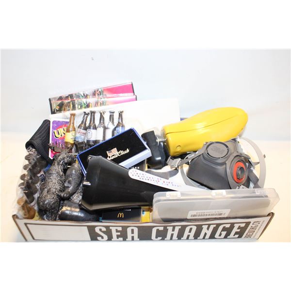 FLAT OF ASSORTED ITEMS