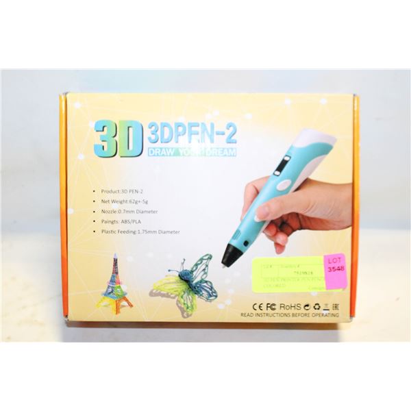 3D PEN PRINTER PEN PENCIL DIY COLORED