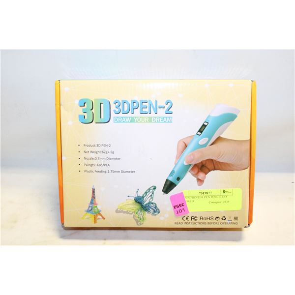 3D PEN PRINTER PEN PENCIL DIY COLORED
