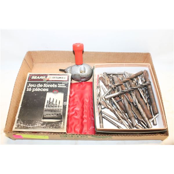 DRILL BITS- BOX LOT ASSORTED