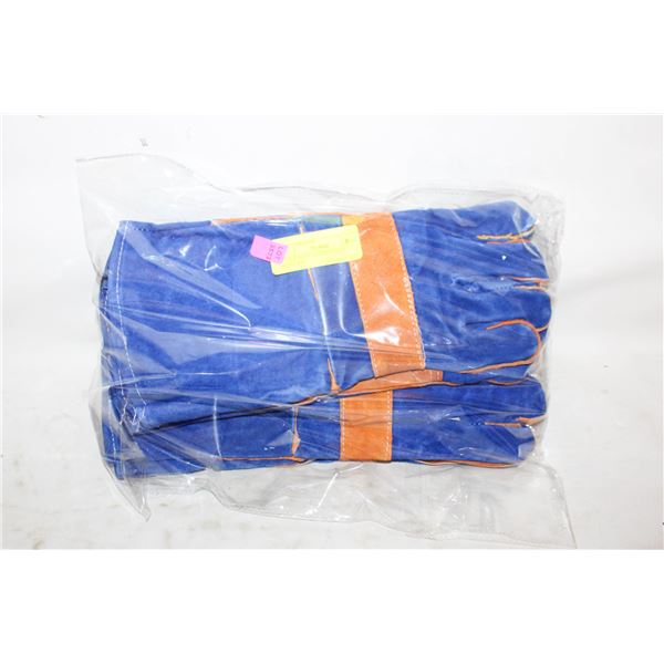 2 PACK BLUE LEATHER HEAT RESISTENT