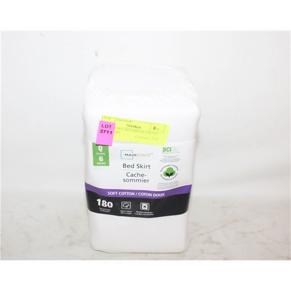 MAINSTAYS 180 THREAD COUNT BED SKIRT