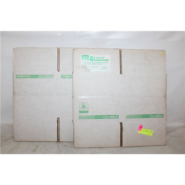 12 MAILING BOXES 8"X8"X8"