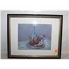 Image 1 : ORIGINAL PAINTING "FRUIT & WINE" 23" X 19" PASTEL