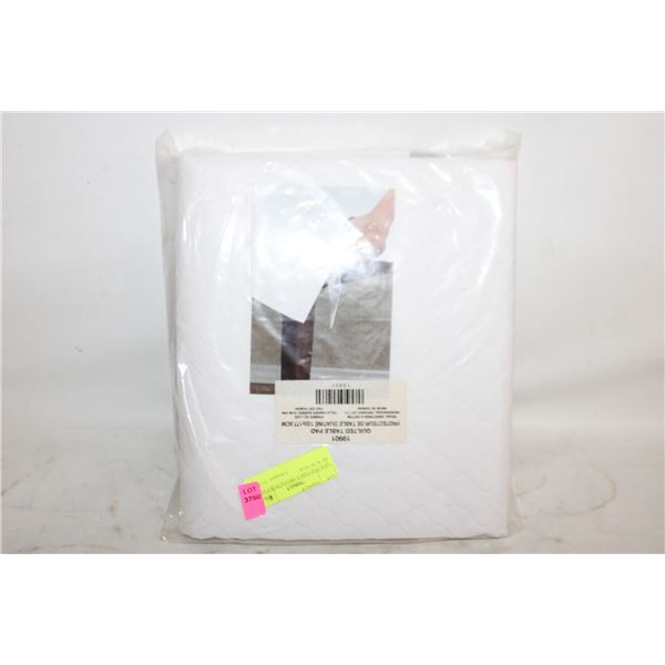 QUILTED TABLE PROTECTOR PAD- 60" X 70" NEW