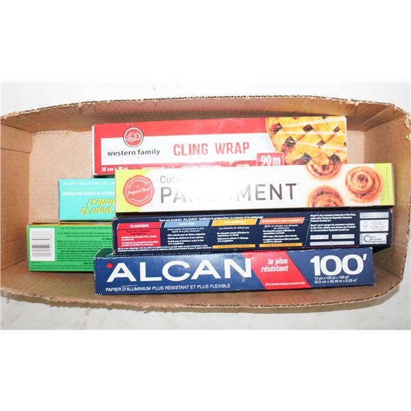 KITCHEN FOIL/WRAP ASSORTED