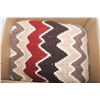 Image 1 : VINTAGE KNIT AFGHAN THROW BLANKET 45" X 80"