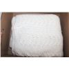 Image 1 : VINTAGE KNIT THROW BLANKET "SCALLOP" PATTERN