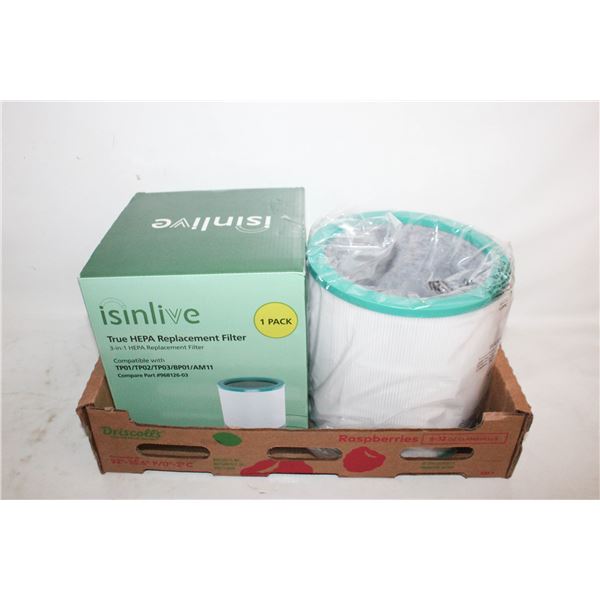2 PACK TRUE HEPA REPLACEMENT AIR PURIFIER