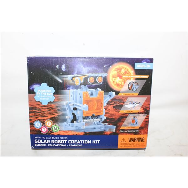 NEW SEALED SOLAR ROBOT CREATION KIT