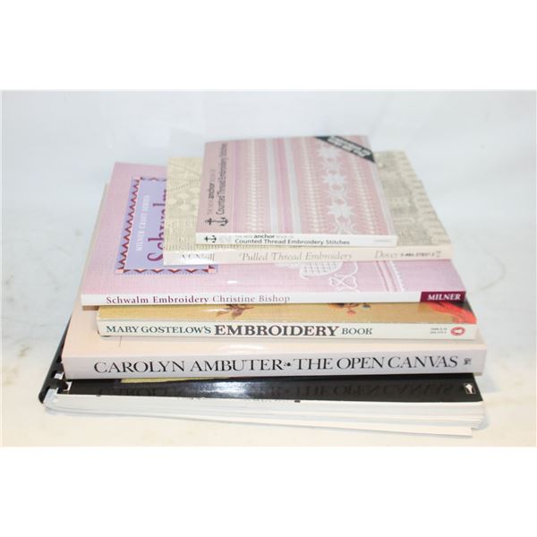NEEDLE WORK/EMBROIDERY PATTERN BOOKS