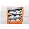Image 1 : FOSTER GRANT 3 READING GLASSES, 1 CASE, +1.25 LDS