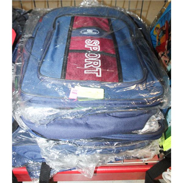 LARGE BUNDLE OF OLD STOCK UNUSED BACKPACKS "SPORT"