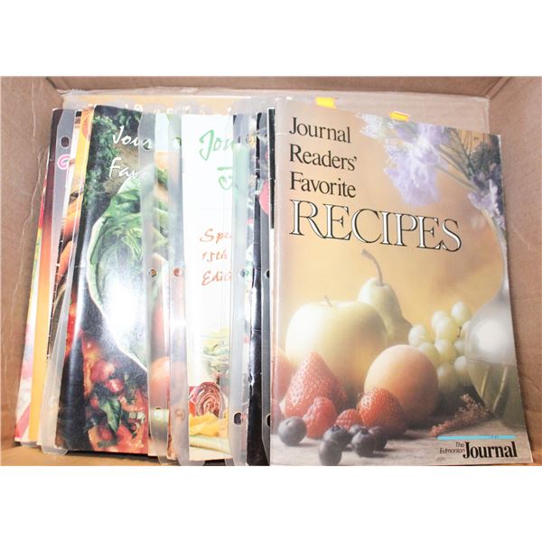 VINTAGE EDMONTON JOURNAL RECIPE COOKBOOKS