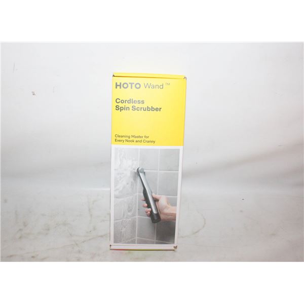 NEW HOTO WAND CORDLESS SPIN SCRUBBER WITH