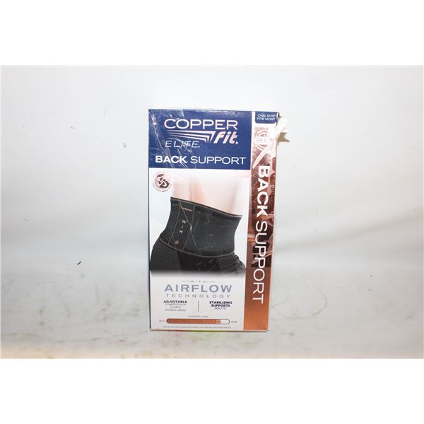 COPPER FIT ELITE BACK SUPPORT, UNIVERSAL SIZE