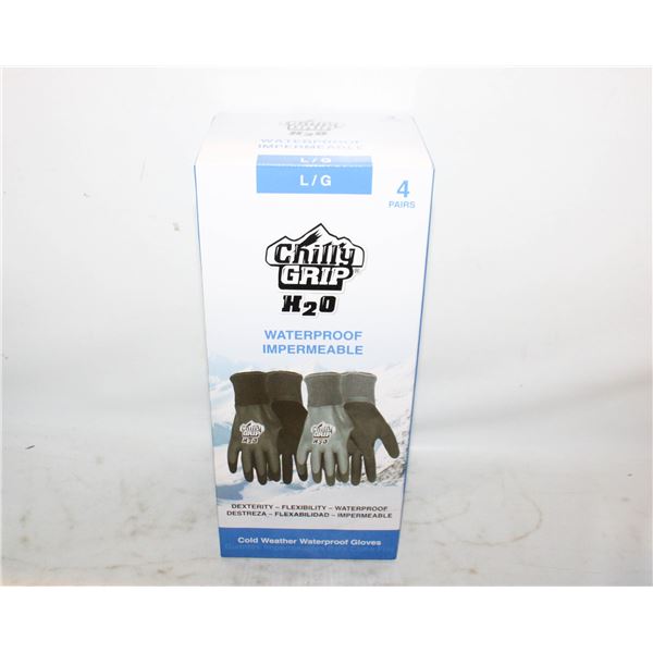 NEW CHILLY GRIP H20 COLD WEATHER WATERPROOF, L