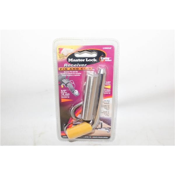 NEW MASTER LOCK HITCH RECEIVER PIN LOCK