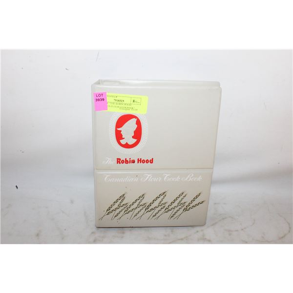 VINTAGE "THE ROBIN HOOD CANADIAN FLOUR COOKBOOK"