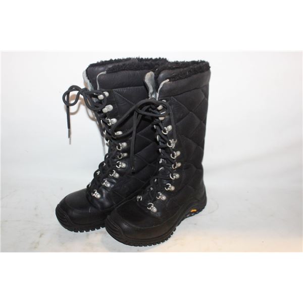 UGG BLACK WINTER BOOTS, WOMENS SIZE 6