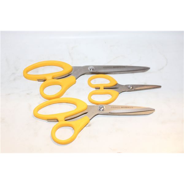TITANIUM COATED FABRIC SCISSOR SET