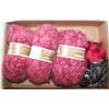 Image 1 : ACRYLIC/POLYESTER YARN- ASSORTED