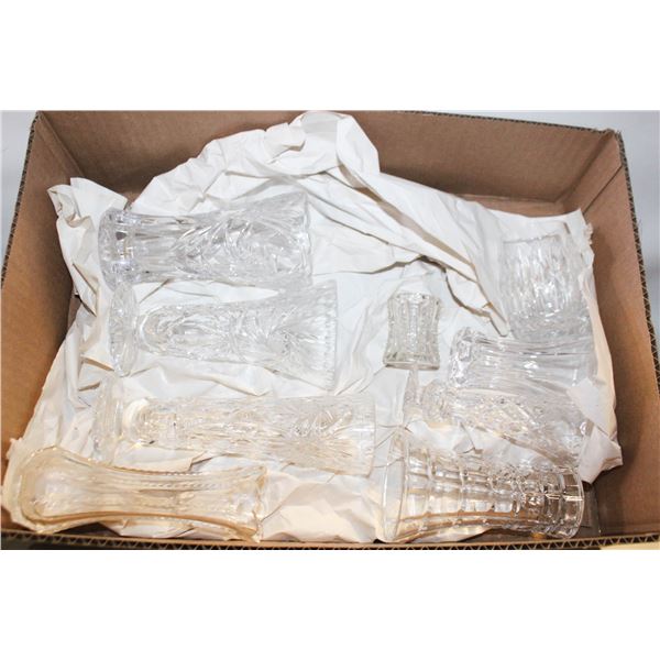 VINTAGE CRYSTAL ITEMS ASSORTED