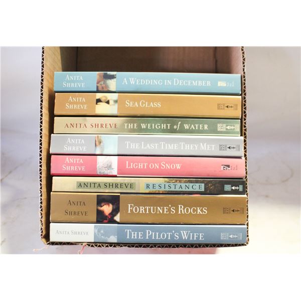 BESTSELLING AUTHOR- ANITA SHREVE- LOT OF 8 BOOKS