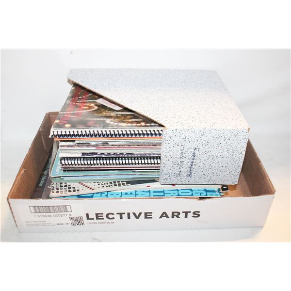 PATTERN BOOKS FOR NEEDLE CRAFT, SEWING & STITCHERY