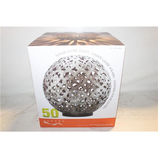 SOLAR GLOBELIGHT NEW IN BOX