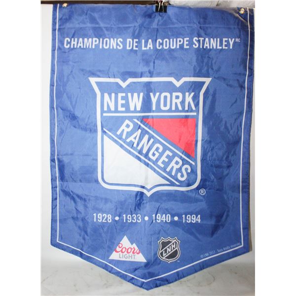 HOCKEY BANNER 1928-1933-1940-1994