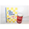 Image 1 : VINTAGE BLUE RIBBON BAKING TIN & COOKBOOK