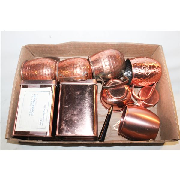 HANDCRAFTED COPPERWARE CANISTERS &