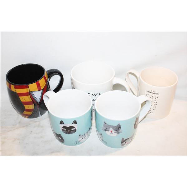 LOT OF NEW COFFEE MUGS
