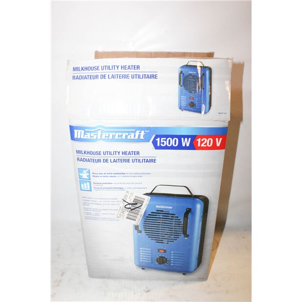 MASTERCRAFT 1500 W/120V UTILITY HEATER IN BOX