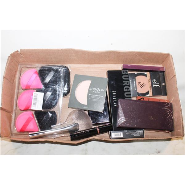 FLAT OF NEW MAKEUP AND ACCESSORIES