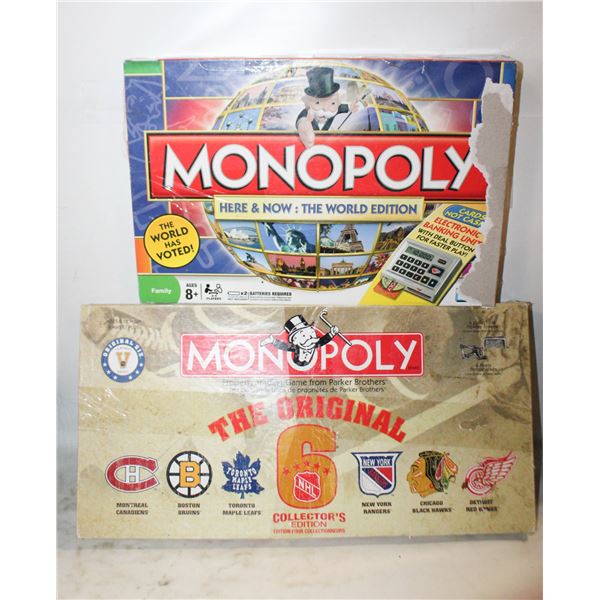 MONOPOLY ORIGINAL 6 AND HERE AND