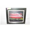 Image 1 : FRAMED ORIGINAL ABSTRACT "ALMOST NIGHT" ARTIST