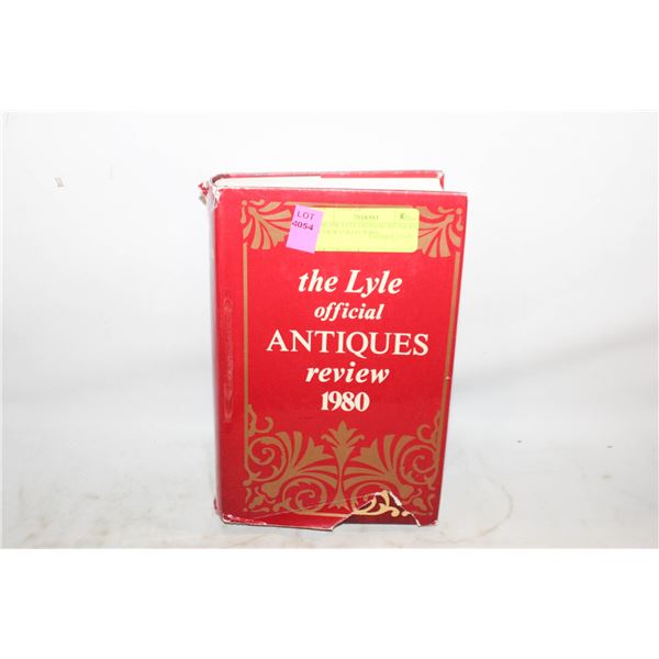 1980 THE LYLE OFFICIAL ANTIQUES REVIEW COLLECTORS-