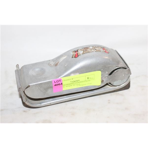 VINTAGE SPRING LOADED PALM SANDER- MADE IN USA