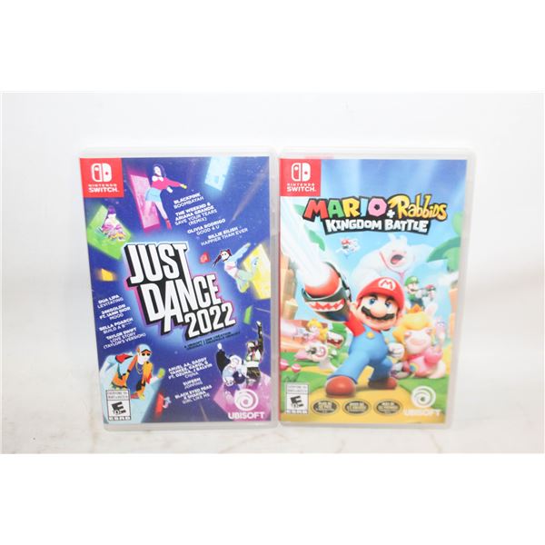 2 NINTENDO SWITCH GAMES MARIO AND DANCE
