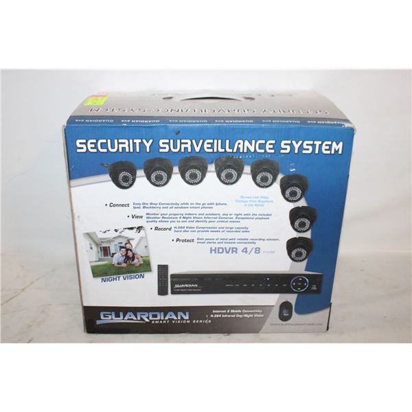 NEW GUARDIAN 4 CAMERA SECURITY SYSTEM